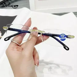 Gafas de lectura con luz azul para hombre y mujer, lentes de presbicia para ordenador con dioptrías ópticas + 1,0 + 1,5 + 2,5