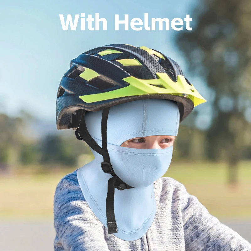 WEST BIKING Kids Winter Balaclava Fleece Lined Windproof Face Mask Thermal Neck Gaiter for Boys Girls Outdoor Cycling Skiing