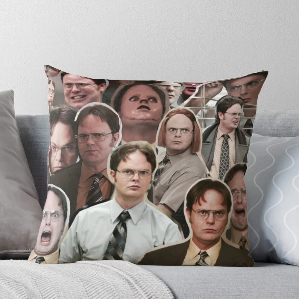 

Dwight Schrute - The Office Throw Pillow Luxury Living Room Decorative Cushions New year Sofa Pillow Cover