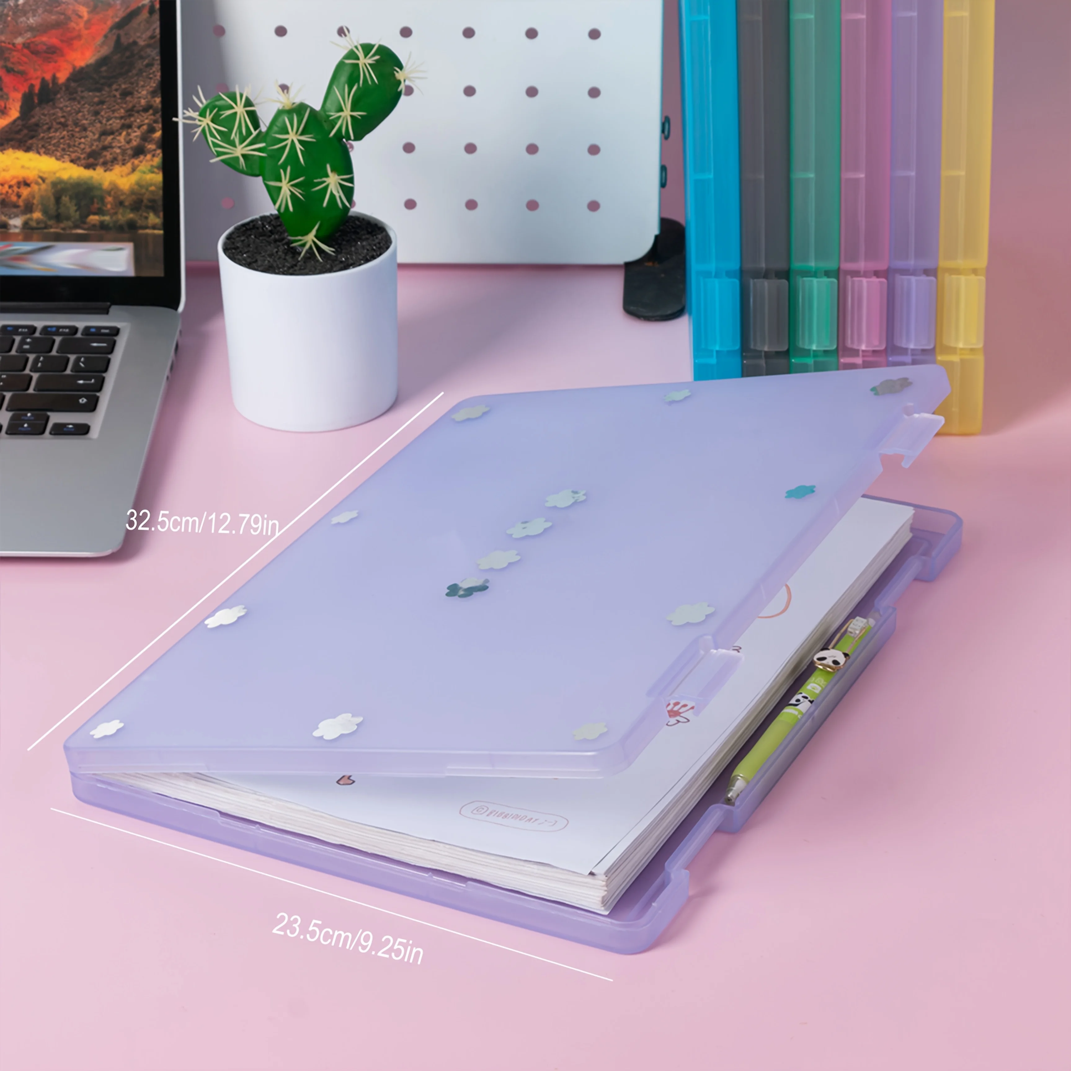 Invoice Storage Box, Office Supplies, Document Folder, Check Receipt, Household Manual, A4 File Organizer.