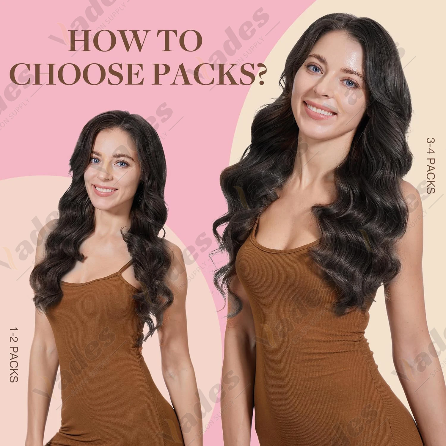 VEDES شريط صغير في وصلات الشعر آلة لحمة الجلد-شريط ريمي طبيعي مستقيم في ملحقات 10 قطعة للشعر الجانبي #5