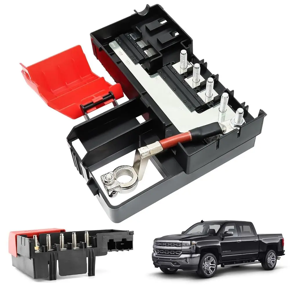 

Клеммный разъем для аккумуляторной батареи с крышкой, совместимый с Cadillac Escalade 2014-2016, 2015-2020, замена оригинального (OE) # 84354716 22985570