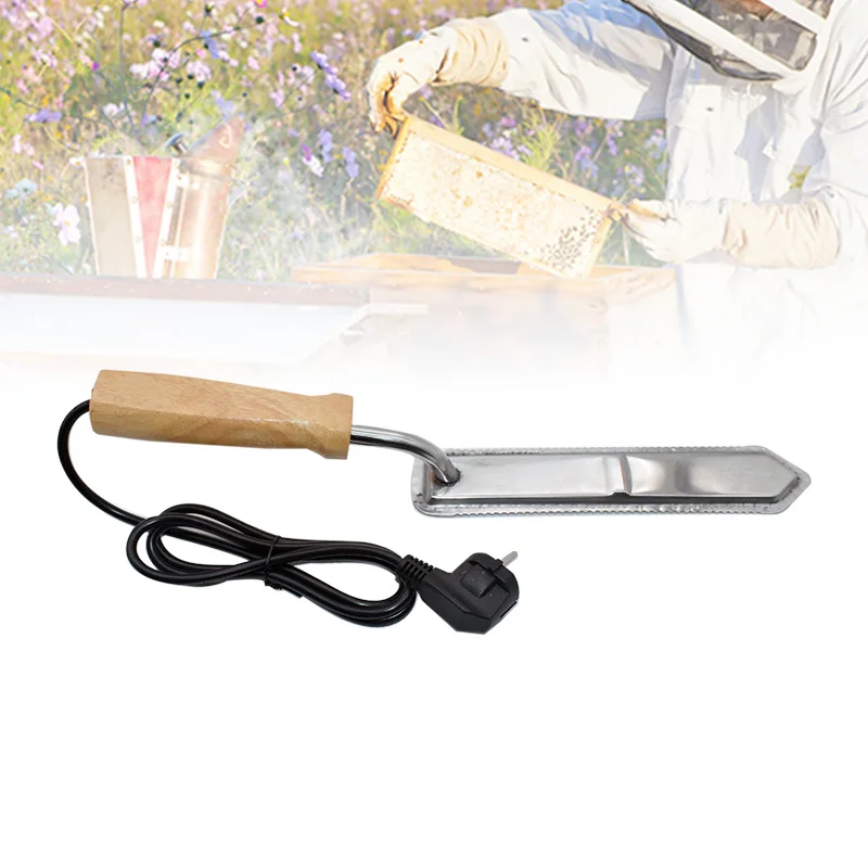 

Outdoor Beekeeping Electric Heating Uncapping Knife Sawtooth Honey Scraper Cutting Honey Comb Beehive Equipment Beekeeper Tools