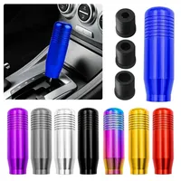 Universal 8.5CM Aluminum Manual Gear Shift Knob Stick for Car Manual Transmission M8 M10 M12 - Shifter Knob Lever