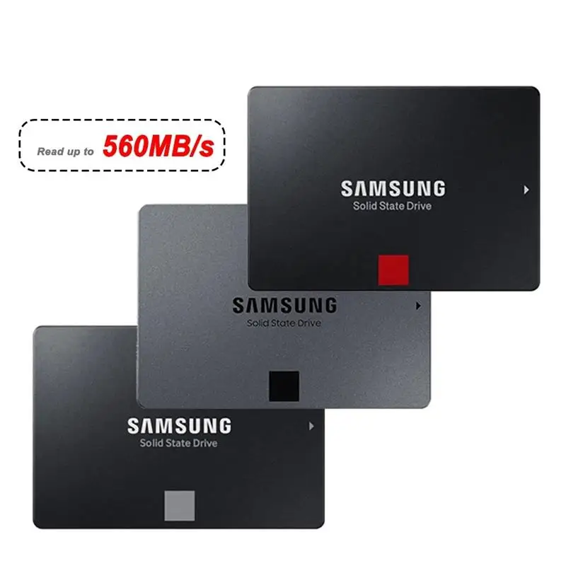 Top SSD 500GB 870 EVO QVO 250G Internal Solid State Disk 1T 2T 4T HDD Hard Drive 860 PRO SATA 3 2.5 for Laptop HDD Computer