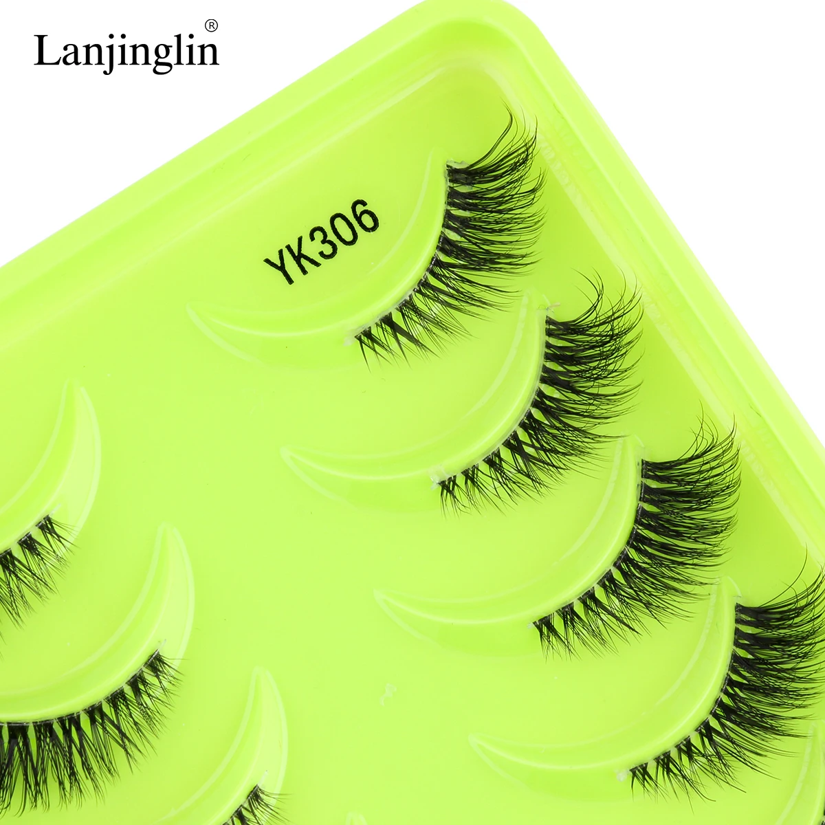 Fake Lashes 3/10 Pairs Half Lashes Cat Eye Natural Long Wispy 3D Mink Eyelash Reusable Makeup Tool Faux Cils maquillaje Cílios