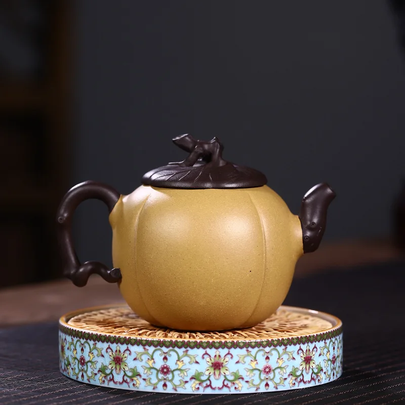 Dropshipping Yixing Pure Handmade Original Ore Purple Clay Teapot Yutang Chunlu High-End Tea Set