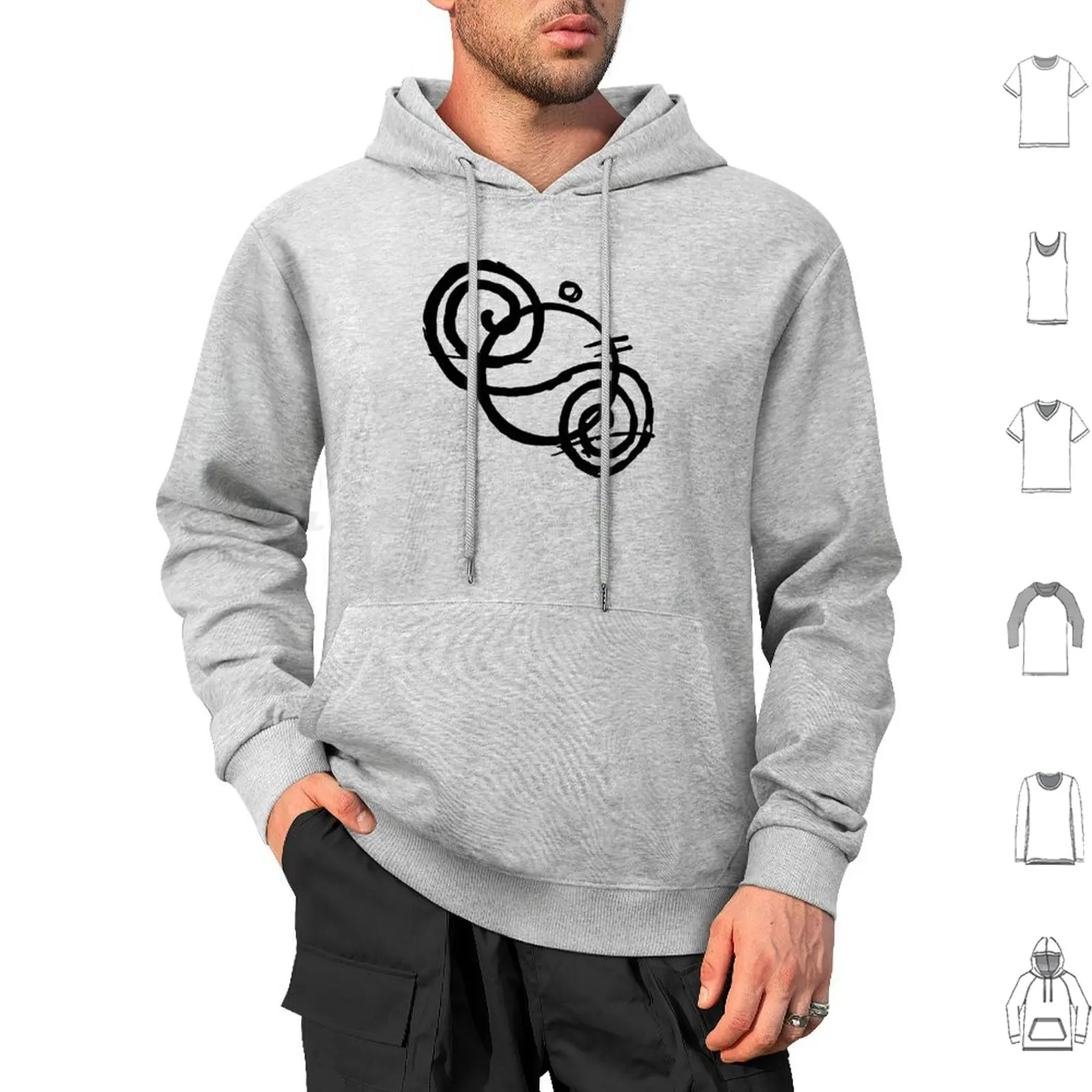 

Хлопковая толстовка с капюшоном «Крыбий ведьмы» из комиксов с длинными рукавами «Карбийон ведьмы» «Карбийон ведьмы» на Хэллоуин со спиральным узором