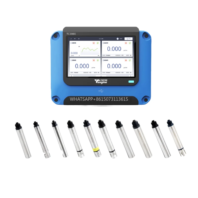TC2000 محلل جودة المياه متعدد المعلمات 8 في 1 التعكر/الكلور/PH/التوصيل/COD/ORP/TDS/DO #1