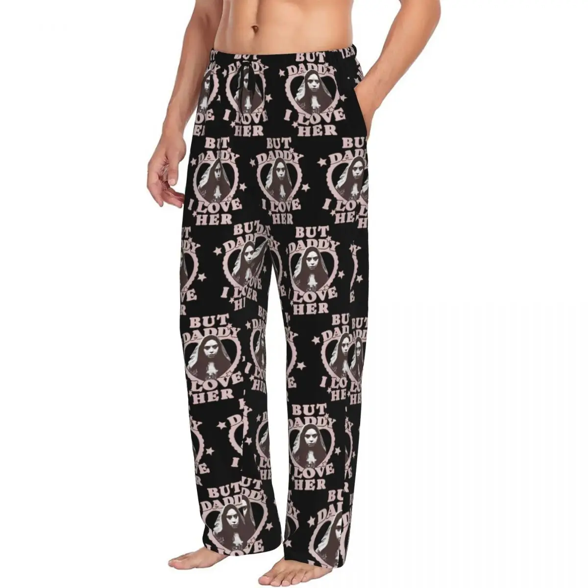 

Мужские пижамные штаны на заказ, но папу, я люблю ее Aubrey Plaza Is Rio Vidal, одежда для сна для отдыха и сна, низ с карманами