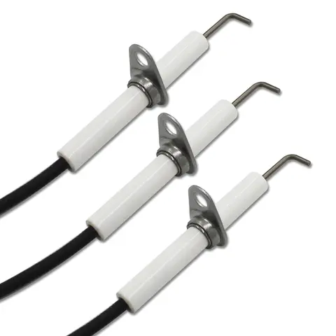 BEHAIVAN kıvılcım ateşleme elektrot ateşleyici seramik iğne çubuk montaj kiti gazlı MANGAL ızgara SU ISITICI çukur kazan parçaları için 3 adet