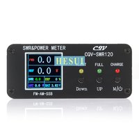 CQV-SWR120 Power Meter 120W 1.8MHz-54MHz SWR Power Standing Wave Meter FM-AM-SSB HF Shortwave CW continuous wave radio station