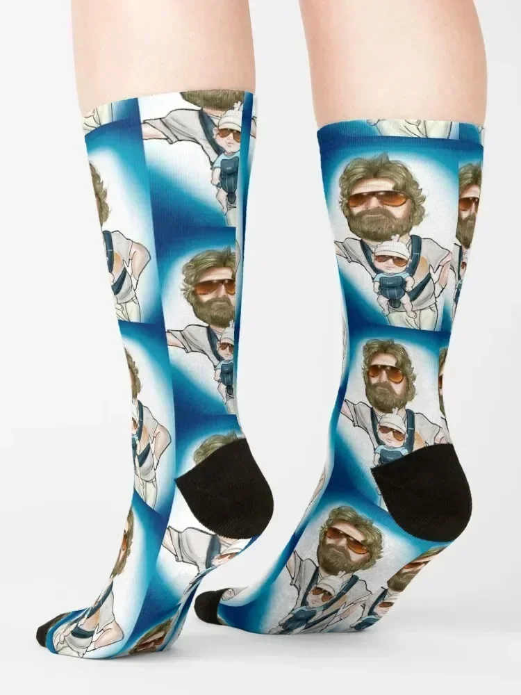 Alan From Hangover Socks moving stockings luxe winter New year's Mens Socks Women's