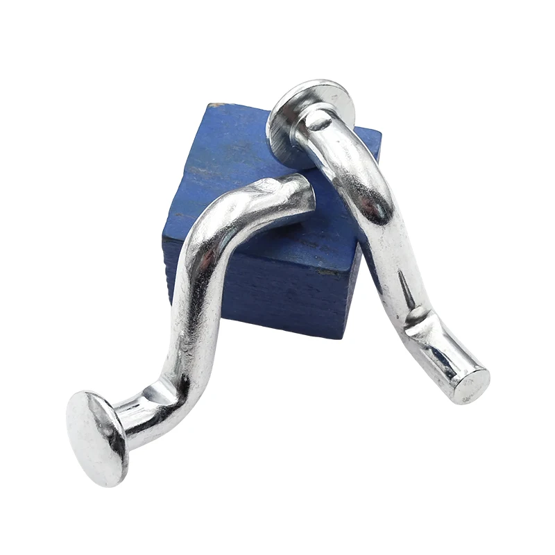 

factory sale 5pcs carbon steel white zinc S type 7*50 safe pin for Storage Racks