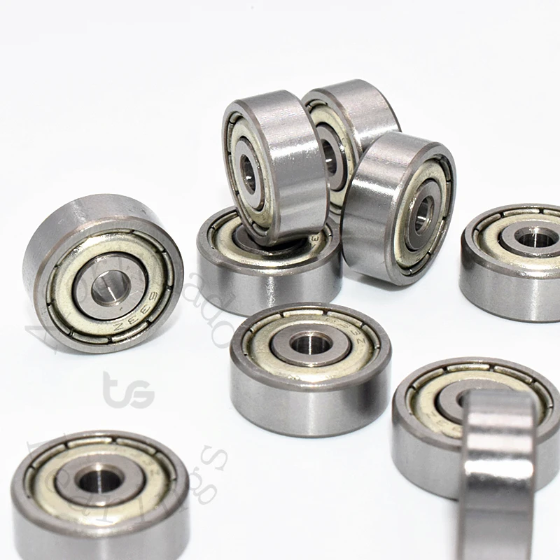 633ZZ 10Pieces Bearing 3*13*5(mm) chrome steel Metal Sealed High speed Mechanical equipment parts