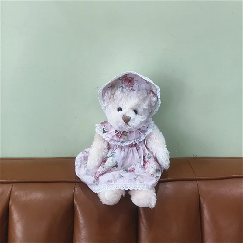 Cute Princess Style Teddy Bear Plush Toy, Dress Bear Doll, Children\'s Toy, Girl Birthday Gift, Home Decoration