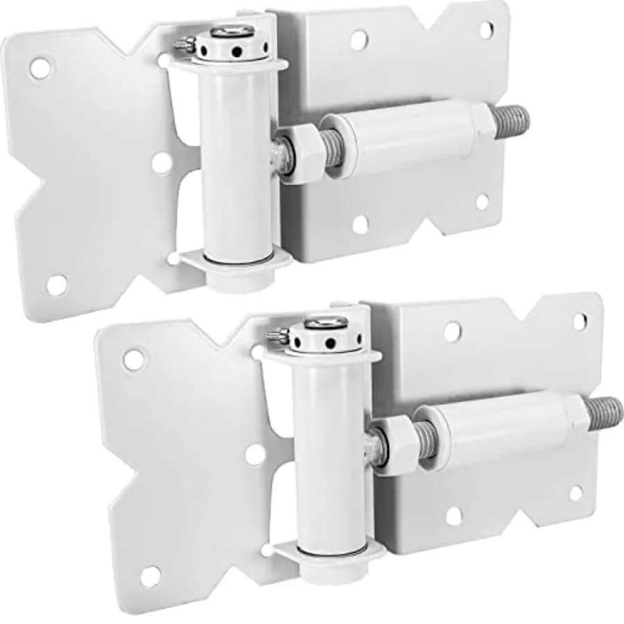 

Vinyl Gate Hinges for Vinyl, PVC and Plastic Fencing: Vinyl Fence Gate Hinges w/Mounting Hardware