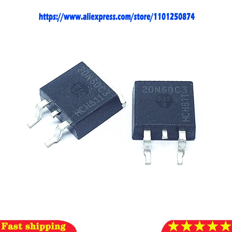 10pcs/lot  SPB20N60C3 TO-263 20N60C3 20N60 TO263 SPB20N60