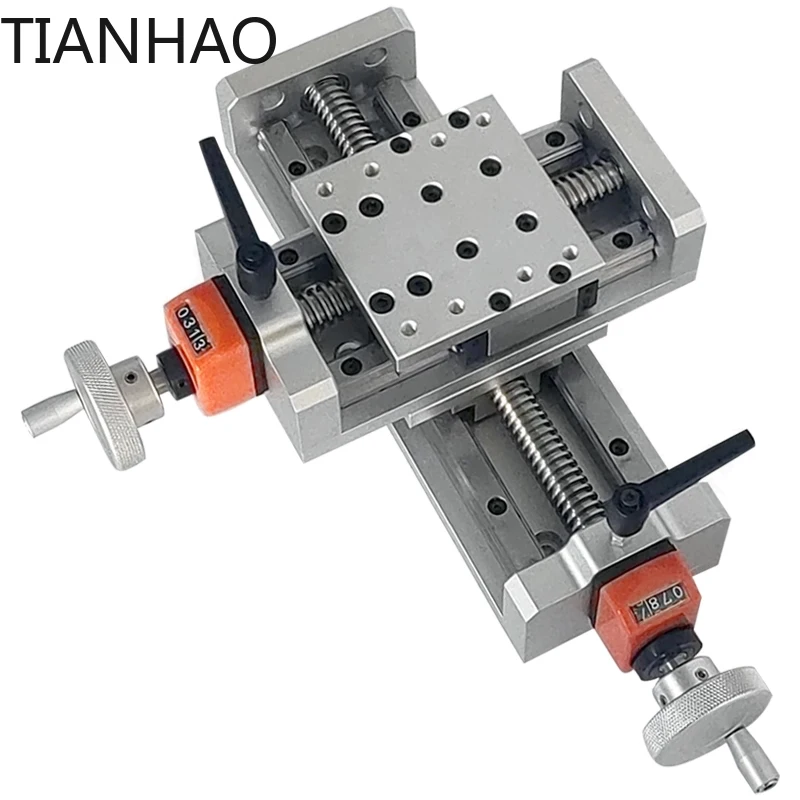 Axis Slide Module Type Screw Tr1804 Lifting Platform Self Locking Hand Cranked Micro Precision Linear Guide