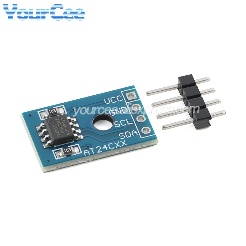 5pcs/1pc EEPROM Memory Module AT24C02 AT24C04 AT24C08 AT24C16 AT24C32 AT24C64 AT24C128 AT24C256 I2C IIC interface for arduino