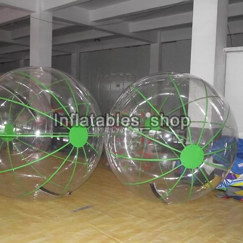 2m diameter 0.8mm thickness PVC Inflatable Zorb Water Walking Ball Walk On Water