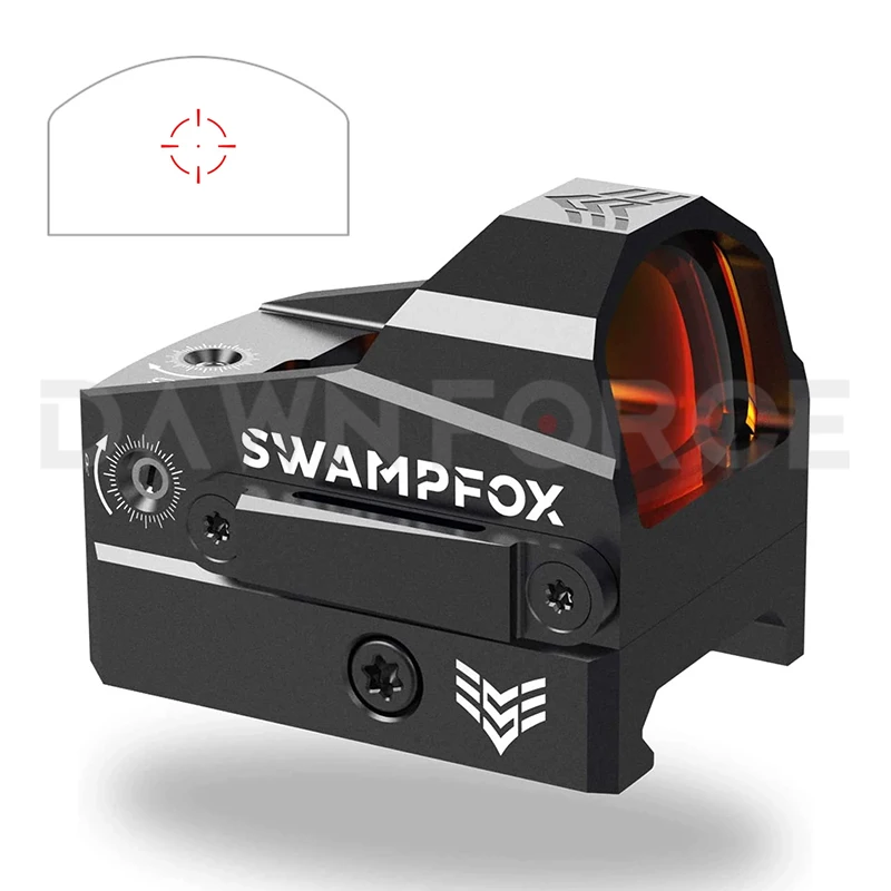 

Swampfox Kingslayer Pistol Cut RMR Footprint 1x22 Reflex Red Dot Sights 3 MOA Optical Scope For Hunting Handgun Sight