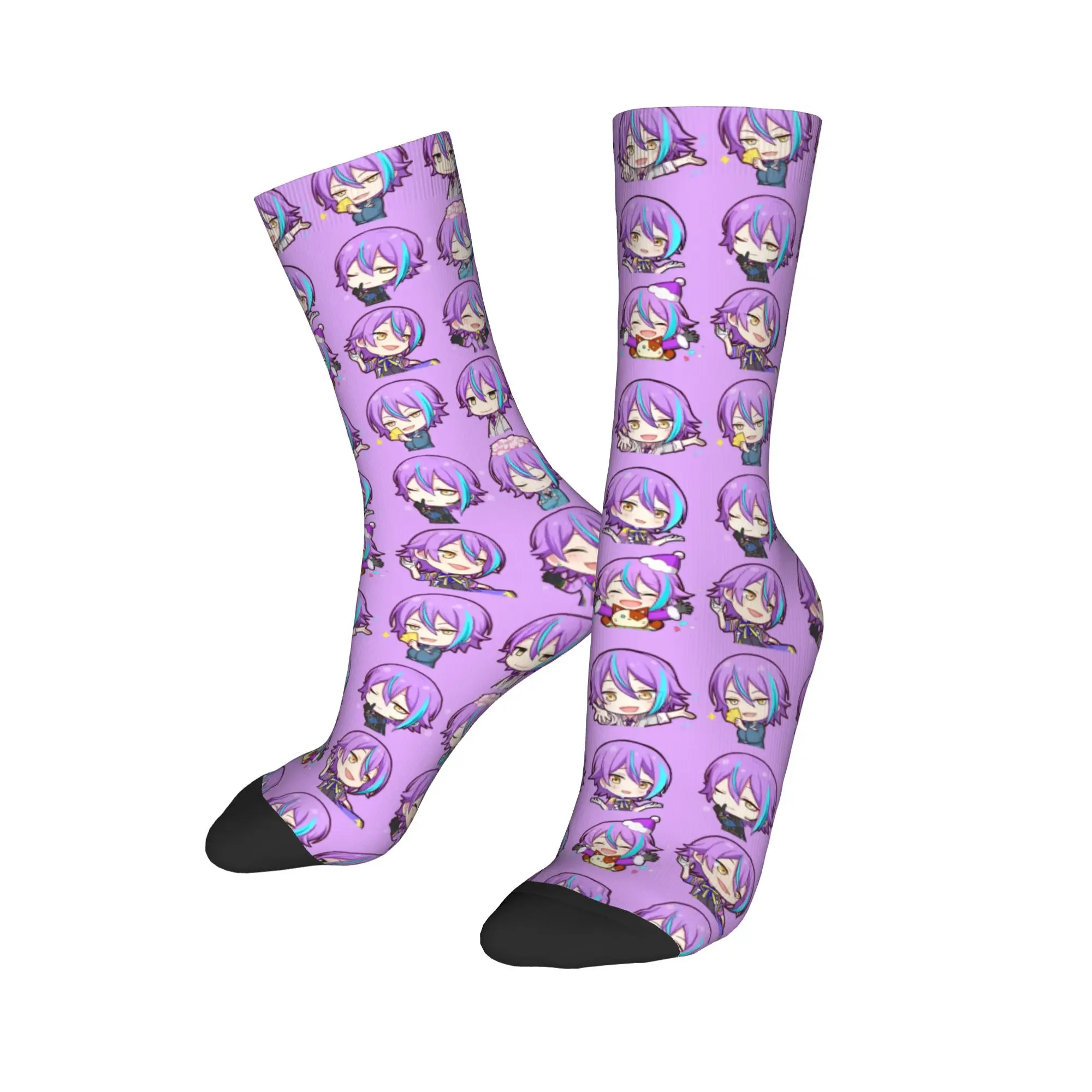 Fashion Male Men Socks Casual Chibi Rui Kamishiro Sock Polyester Singer Anime Graphic Women's Socks Spring Summer Autumn Winter
