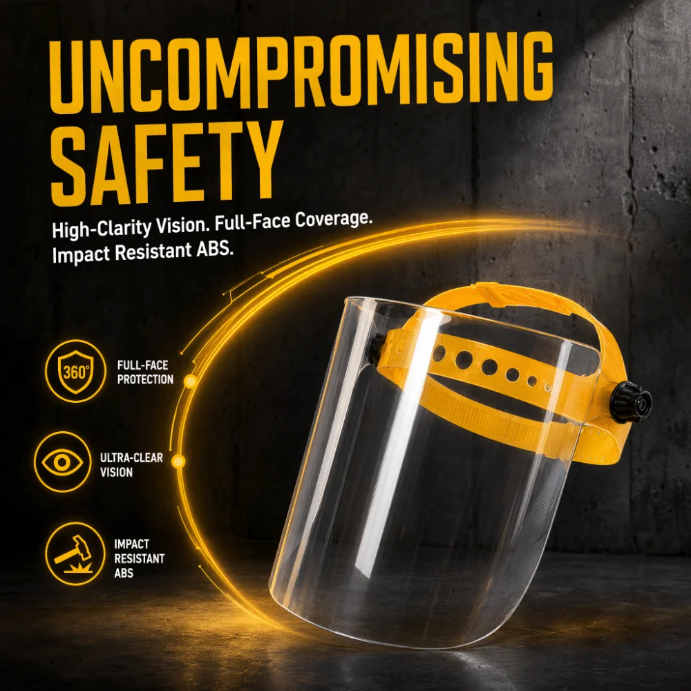 Face Protector Welding Protective Mask Heat Resistant Adjustable Welding Helmet Dust-proof Anti Shocking Welder Mask