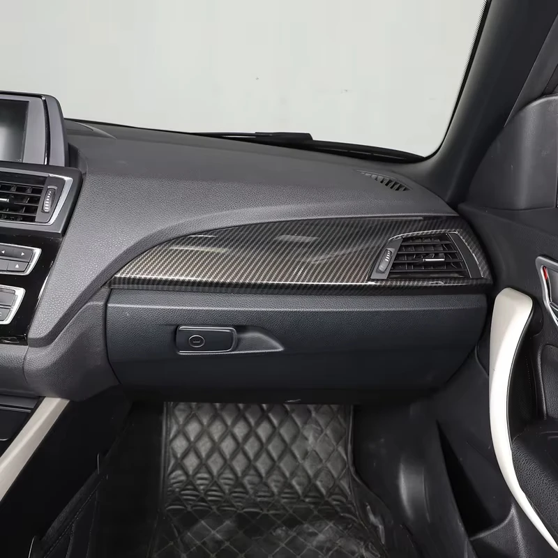 1 2 Series F20 F21 F22 2012-2018 Center Console Interior Decoration Trim Replacement For BMW Inner Dashboard Accessories Cover view 4