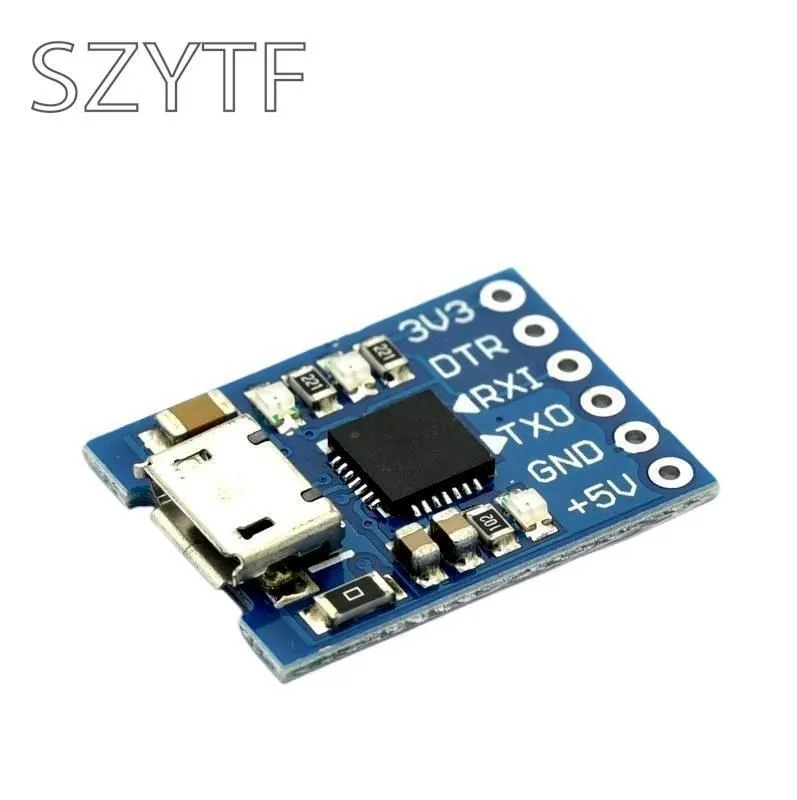 1 PCS CP2102 Round of TTL USB Module Of USB Serial UART On STC Downloader Micro Interface Board