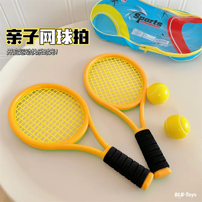 1 paar tennisracketset voor kinderen buitensporten ouder-kind interactie sport educatief sportspel oefenspeelgoed