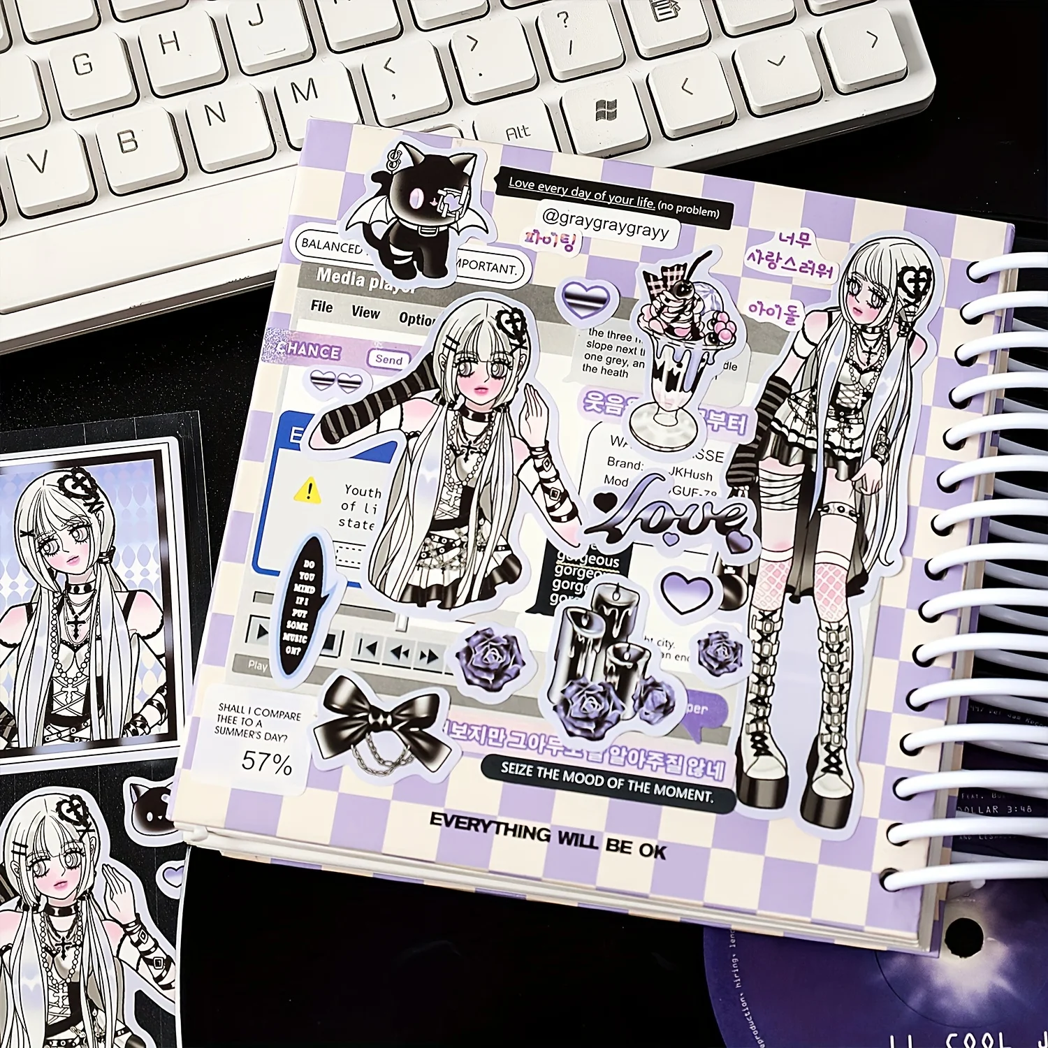 Was sind Plicken? Kawaii Sticker für Scrapbooking und DIY-Enthusiasten