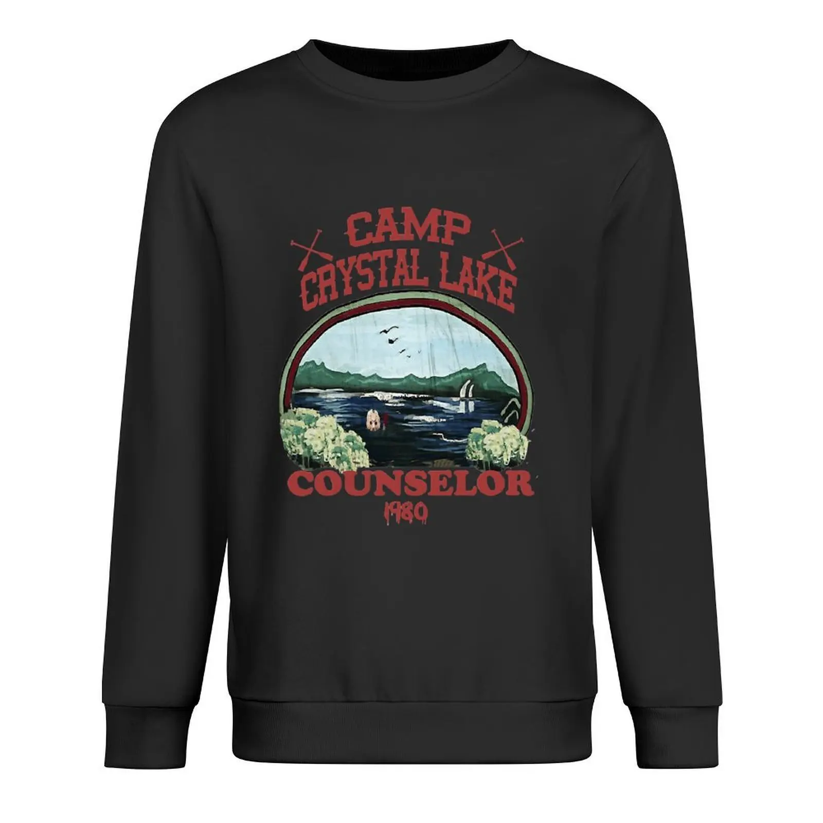

Special Present Camp Retro 1980 Crystal Lake Counselor Costume Gift Movie Fans Pullover tracksuit mens clothes sweatshirts