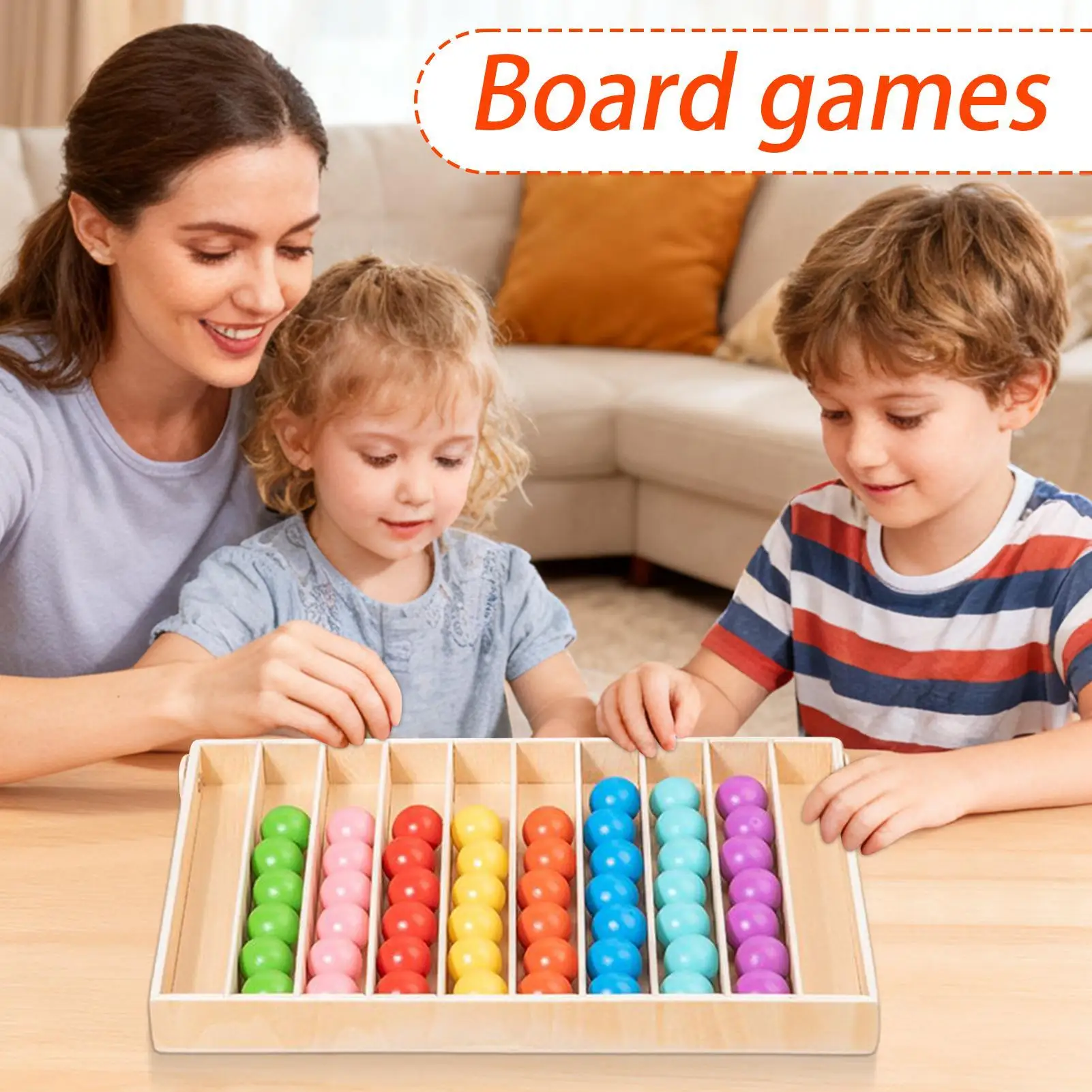 Drewniane zabawki do sortowania kolorów Montessori, trening motoryki małej, dopasowywanie kolorów, wczesna edukacja, zabawki edukacyjne dla dzieci.