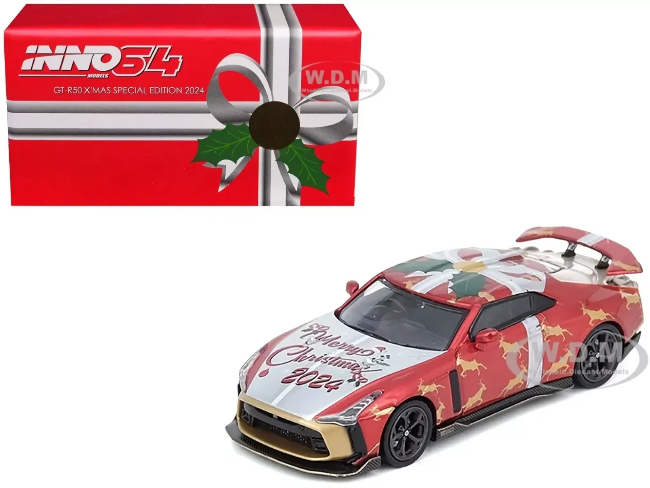 

GT-R50 ITALDESIGN RHD "CHRISTMAS 2024" 1/64 INNO MODELS Diecast Model Car Collection Limited Edition Hobby Toys
