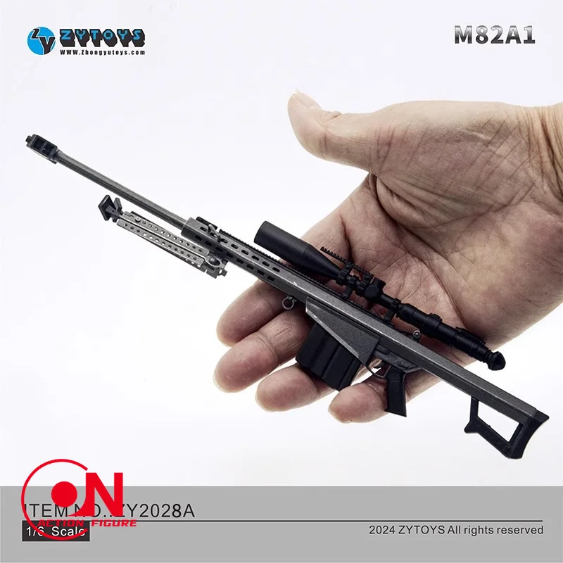 ZYTOYS ZY2028 1/6 Skala ABS M82A1 Scharfschützengewehr 24 cm Pistole Modell Szene Zubehör Fit 12'' Soldat Action Figur Körper Puppen