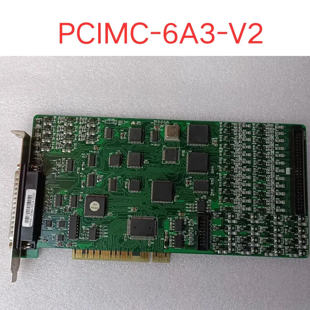 Second-hand test OK PCIMC-6A3-V2 WHNC-006A-00LX Motion Control Card Data Acquisition Card Fast Shipping