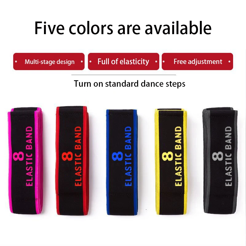 Yoga Pull Strap Belt Polyester Latex Elastic Latin Dance Training Latex Polyester Elasticity Resistance Bands Gym Pilate Fitness