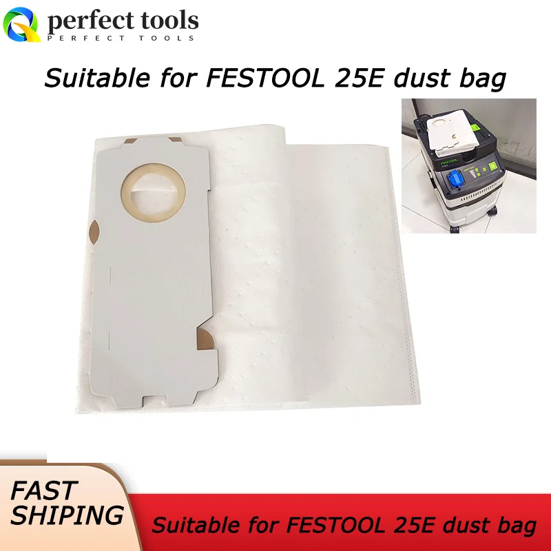 Suitable For Festool Electric CT25E Vacuum Cleaner Dust Bag 25L Universal Non-woven Filter Bag Dust Bag