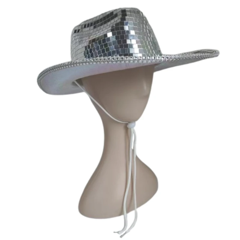 

Mirrored Cowboy Hat Reflective Ball for Bachelorette Party Drop shipping