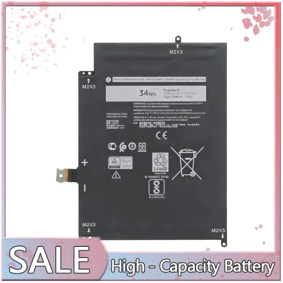 

Стабильный аккумулятор для ноутбука YX0XH для Dell Latitude 12 7000 7285 2-в-1 Owycvv 0WYCVV C668F 0C668F 4 ячеек 4250 мАч