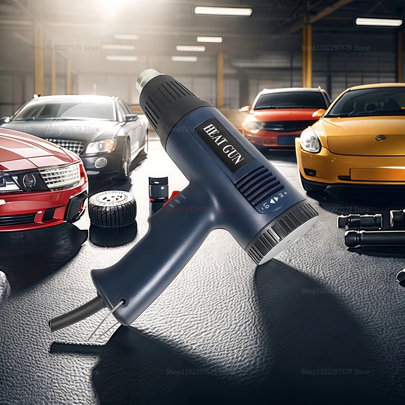 مسدس تسخين الهواء الساخن بدرجة حرارة متغيرة مسدس غراء ساخن كهربائي لصناعة يدوية أداة تسخين اللوحة لورشة العمل المنزلية #5