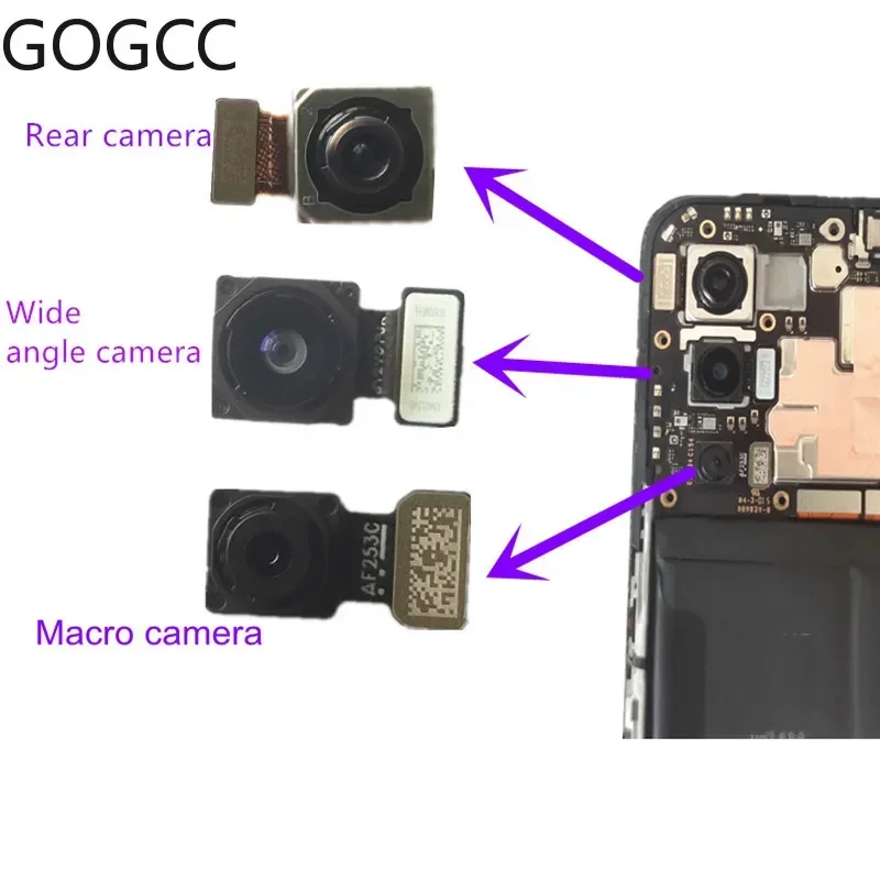 Repair Origina For Honor 200 300 Pro Ultra 5G Front Back Main Camera Wide Selfie Macro Big Rear Module Flex Cable Replacement
