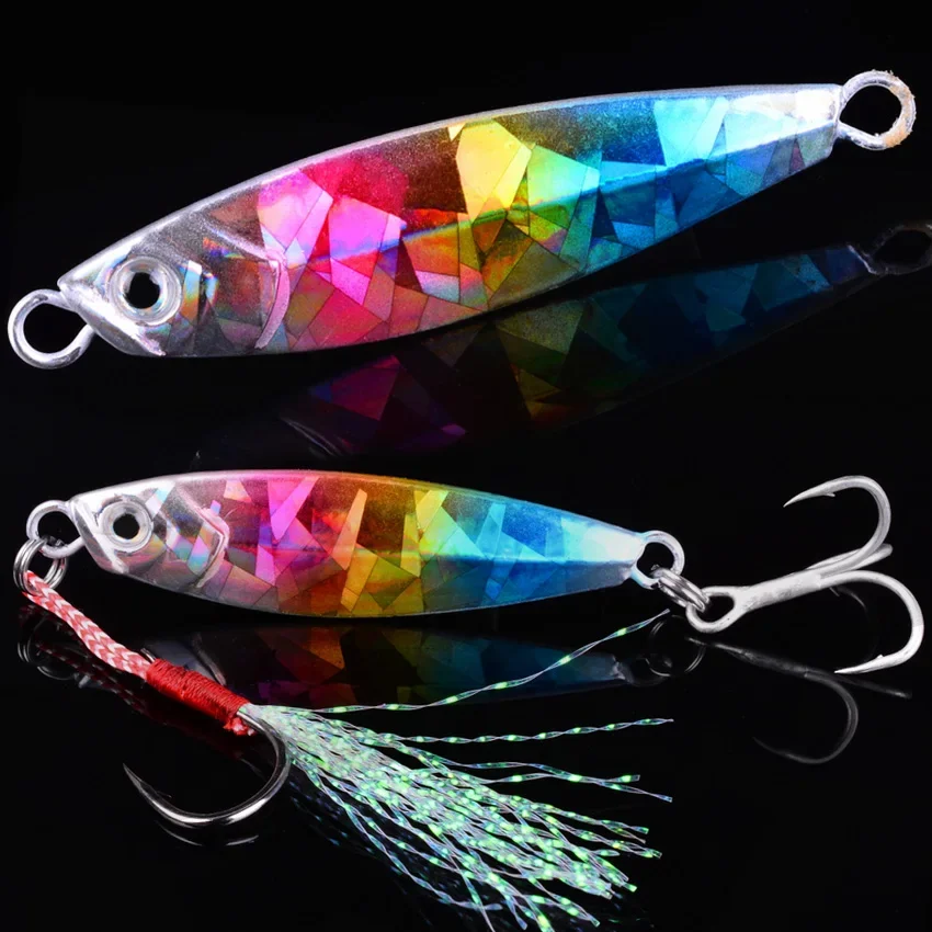 Fishing Lure Metal Sequins 7/10/15/20/30/40G Crankbait Jig Shads Spoon Baits Wobbler Bait Sea Lures Iscas Artificiais Para Pesca