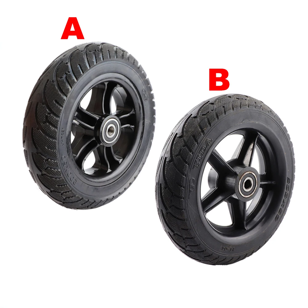 

Rear Wheel With Tire Assembly for Ninebot ES1 ES2 ES4 Electric Scooter 8 Inch 200x50 Solid Tire Alloy Hub Replacement Parts