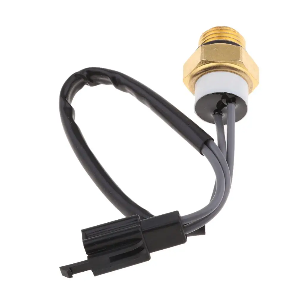 Aftermarket Thermostat Switch Sensor Metal Cooling Fan Controller for Suzuki UX125 Radiator Replacement