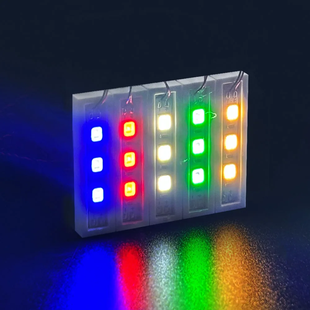 طقم إضاءة لكتل البناء ، ملحقات Moc ، تعمل بمنفذ USB ، متوافقة مع الكتلة ، 1 × 4 ، DIY ، 10 من من من من مجموعة #5