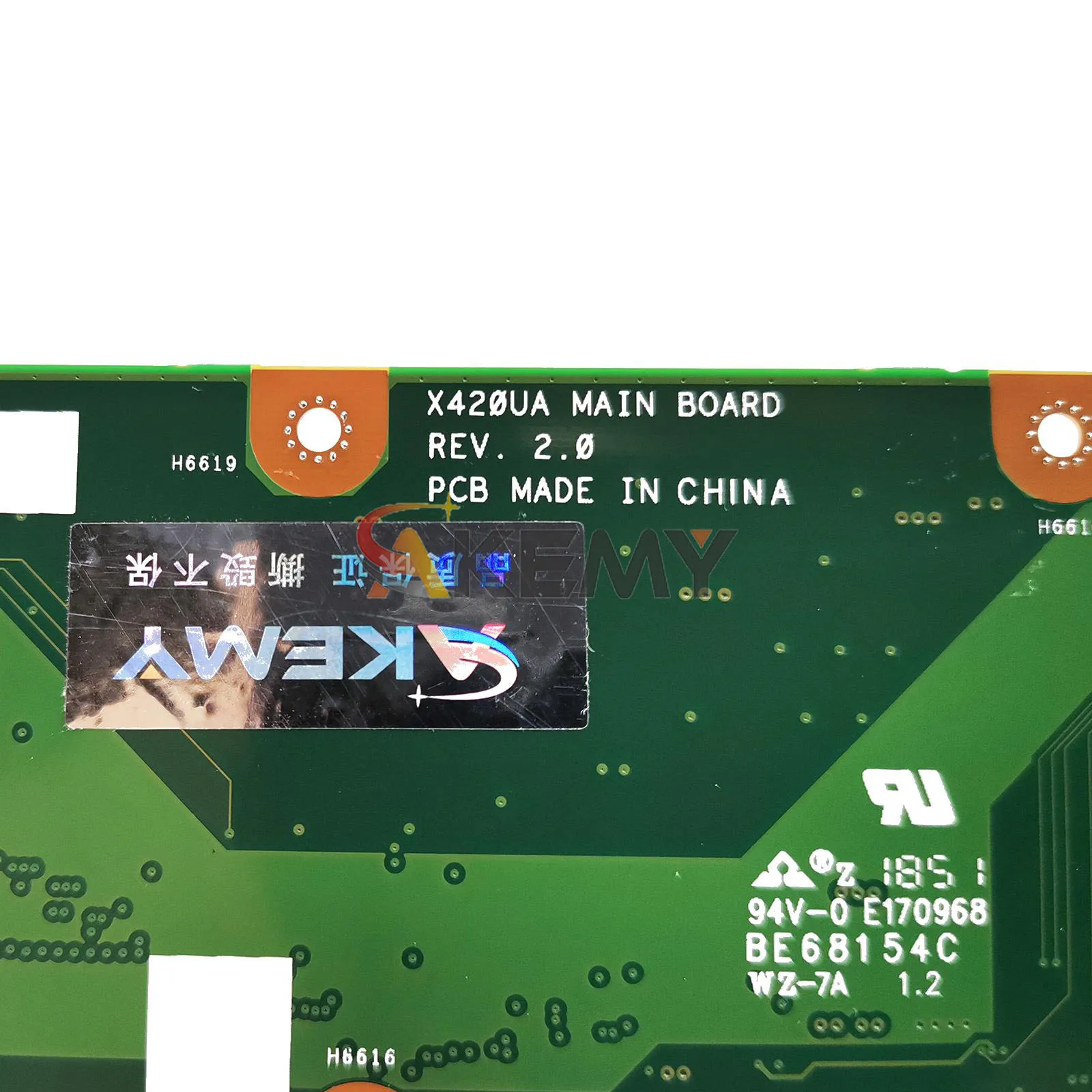 لوحة أم للكمبيوتر المحمول X420UA لـ ASUS VivoBook X420UA Y406UA X420U اللوحة الرئيسية للكمبيوتر المحمول مع وحدة المعالجة المركزية I3 I5 I7 100% اختبارات موافق شحن سريع