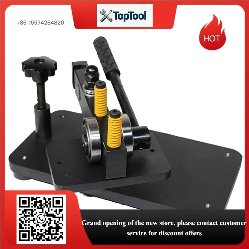 Leather Cutting Machine 12x18cm DIY Fabric Paper Indentation Embossing Press 3.0Ton Manual Punching Leather Die Cutter