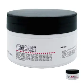 UV 보호 기능이 있는 자동차 타이어 코팅 왁스, 타이어 먼지 및 먼지 감소, 자동차 유지 보수용, 100g 